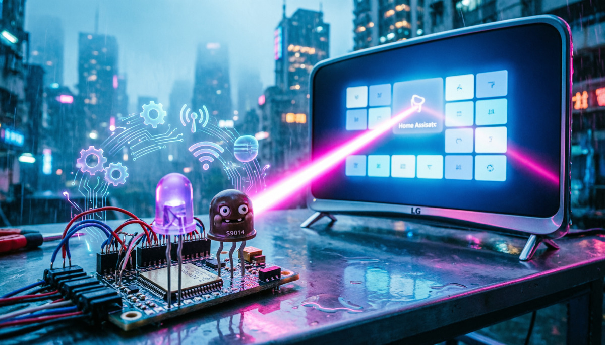 Управляем LG-телевизором в HA без снятия ИК-кодов: ESPHome + LG Infrared